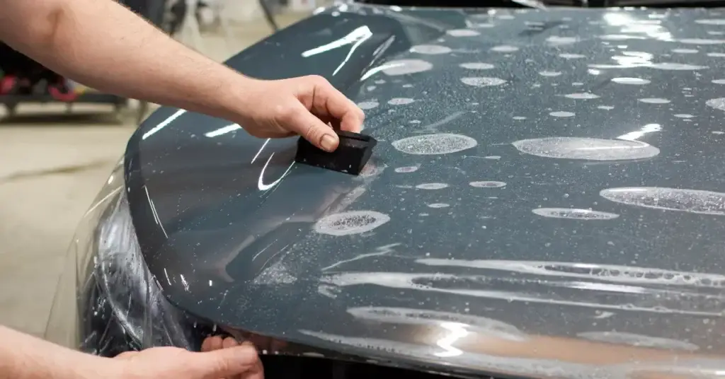 Black-car-wrapping-Dynamax-Wraps