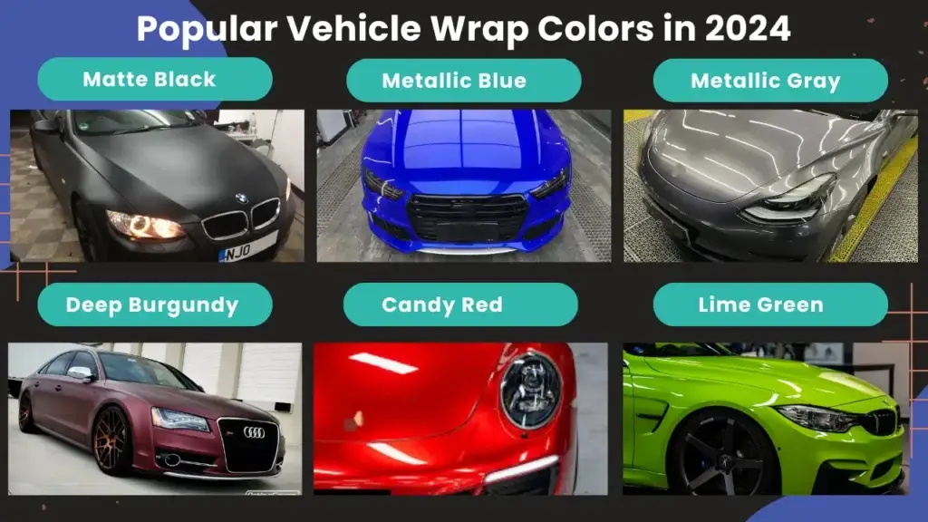 Popular Vehicle Wrap Colors in 2024