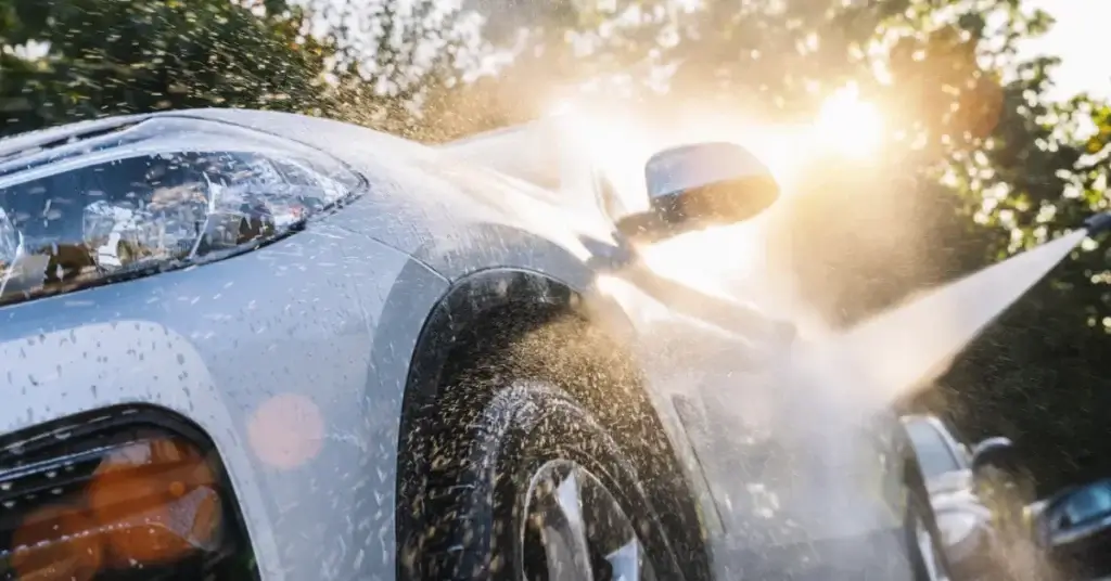 White-car-washing-Dynamax-Wraps