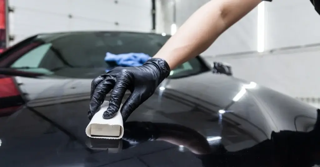 Black car ceramic coating | Dynamax Wraps | Ceramic protection services