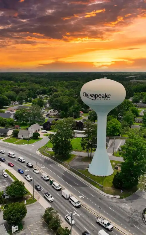 Chesapeake Water Tower, VA | Dynamax Wraps