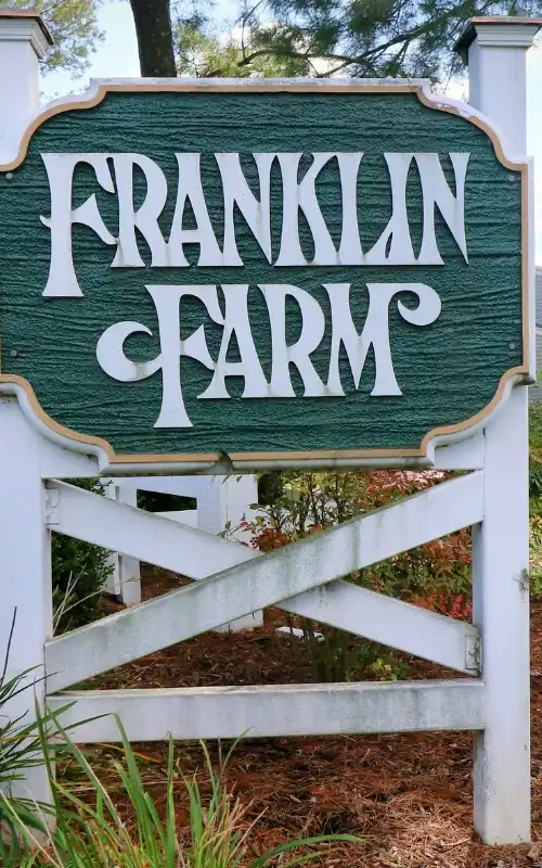 Franklin Farm Sign in Virginia | Dynamax Wraps